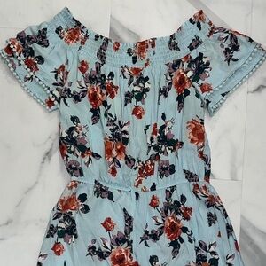 Floral Off-Shoulder romper